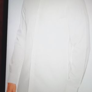 Men's Button Down shirt long sleeve dress shirt white